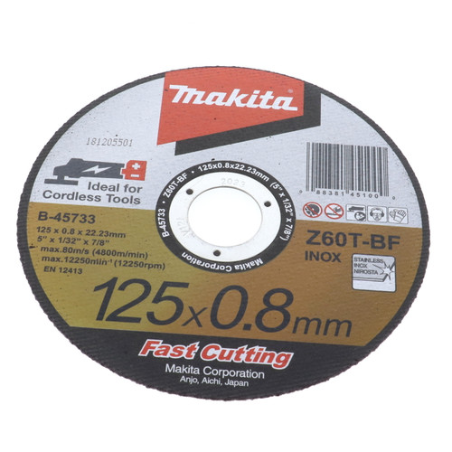 Makita B-46165 5" X .032" X 7/8" Ultra Thin Cut-Off Wheel