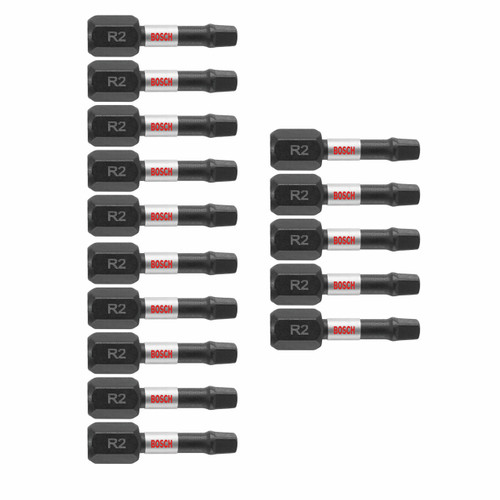 Bosch ITSQ2115 Impact Tough Square #2 1" 15Pk