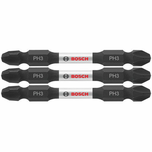 Bosch ITDEPH32503 Impact Tough Double-Ended Phillips #3 2.5" 3Pk