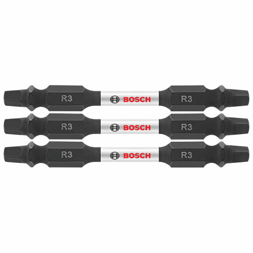 Bosch ITDESQ32503 Impact Tough Double-Ended Square #3 2.5" 3Pk