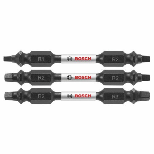 Bosch ITDESQV2503 Impact Tough Double-Ended Square Set 2.5" 3Pk