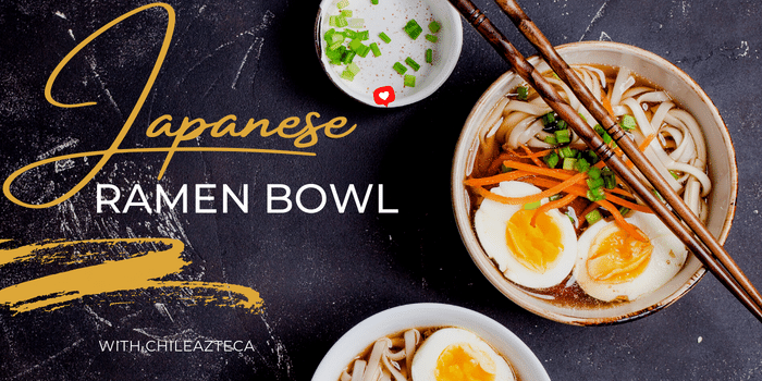 Japanese Ramen Bowl with ChileAzteca