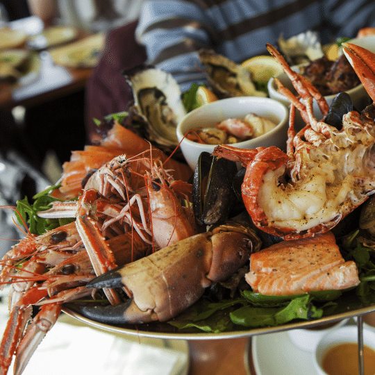 Seafood with ChileAzteca