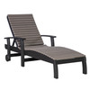 Poly-Lumber Tanner Chaise Lounge Coastal Gray