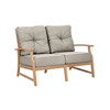 Layla Loveseat with Pebble Cushion [Pebble]