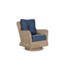 Avery Swivel Rocker with Indigo Azure Cushion [Indigo Azure]