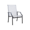 lydia sling aluminum dining chair