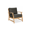 Layla Lowback Lounge Chair with Carbon Cushion [Carbon]