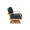 Layla Lowback Swivel Rocker with Indigo Azure Cushion [Indigo Azure]