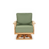 Layla Lowback Swivel Rocker with Aloe Cushion [Aloe]