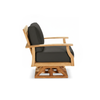 Layla Lowback Swivel Rocker with Carbon Cushion [Carbon]