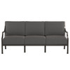 Lydia Sofa Matte Black with Carbon Cushion [Carbon]