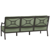 Lydia Sofa Matte Black with Aloe Cushion [Aloe]