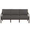 Lydia Sofa Speckled Walnut with Carbon Cushion [Carbon]
