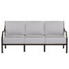 Lydia Sofa Speckled Walnut with Slate Cushion With White Welt [Slate]