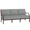 Lydia Sofa Speckled Walnut with steeple grey fabric [Steeple Grey]