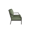 Lydia Loveseat Matte Black with Aloe Cushion [Aloe]