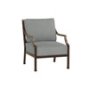 Lydia Lounge Chair Speckled Walnut with steeple grey fabric [Steeple Grey]