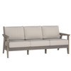 Chloe Sofa with Pebble Cushion  in Coastal Grey Finish [Pebble][Coastal Grey]