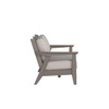 Chloe Loveseat with Pebble Cushion in Coastal Grey Finish [Pebble][Coastal Grey]