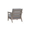 Chloe Lounge Chair with Mist Cushion in Coastal Grey Finish [Mist][Coastal Grey]