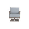 Chloe Swivel Rocker  with Mist Cushion in Coastal Grey Finish [Mist][Coastal Grey]