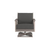 Chloe Swivel Rocker with Carbon Cushion in Coastal Grey Finish [Carbon][Coastal Grey]