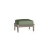 Universal Poly Ottoman with Aloe Cushion in Coastal Grey Finish[Aloe][Coastal Grey]