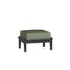 Universal Poly Ottoman with Aloe Cushion in Black Finish[Aloe][Black]