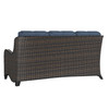 Kiawah Sofa with Indigo Azure Cushion [Indigo Azure]