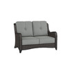 Kiawah Loveseat with steeple grey fabric [Steeple Grey]