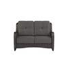 Kiawah Loveseat with Carbon Cushion [Carbon]