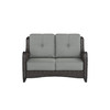 Kiawah Loveseat with steeple grey fabric [Steeple Grey]