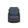Kiawah Swivel Rocker with Indigo Azure Cushion [Indigo Azure]