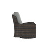 Kiawah Swivel Rocker with steeple grey fabric [Steeple Grey]