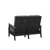 Laura Loveseat with Carbon Cushion [Carbon]