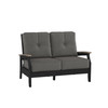 Laura Loveseat with Carbon Cushion [Carbon]