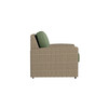 Caroline wicker Lounge Chair in Sand finish with Aloe cushions [Sand][Aloe]