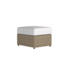 Caroline wicker ottoman in Sand finish with Canvas Birdseye cushions [Sand][Canvas Birdseye]