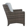 Wicker High Back Sofa with Mist Cushion [Mist]