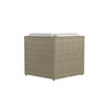Caroline wicker Corner Section in Sand finish with Canvas Birdseye cushions [Sand][Canvas Birdseye]