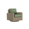 Caroline wicker Swivel Glider in Sand finish with Aloe cushions [Sand][Aloe]
