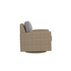 Caroline wicker Swivel Glider in Sand finish with Steeple Grey cushions [Sand][Steeple Grey]