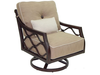 Viridien Villa Bianca Lounge Swivel Rocker