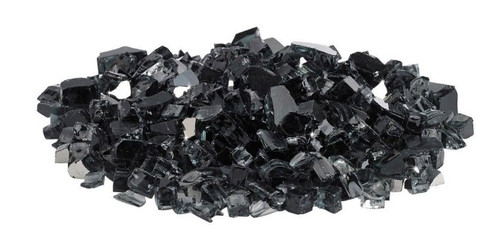Black Reflective Premium Fireglass Black Reflective Premium Fireglass