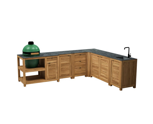 Teca Kitchen L Shape Island Teca Kitchen L Shape Island