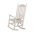 Envirowood Amish Rocking Chair in Seashell finish color [Seashell]