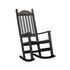 Envirowood Amish Rocking Chair in Black and Coastal Grey finish color [Black][Coastal Grey]