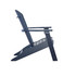 Folding Poly Lumber Adirondack Chair in Patriot Blue Finish [Patriot Blue]