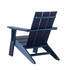Modern Poly Lumber Adirondack Chair in Patriot Blue finish [Patriot Blue]